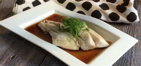 Steamed Wild Striped Bass With Ginger And Scallions