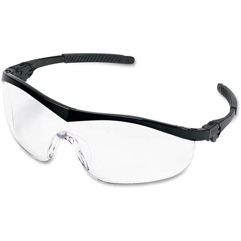 Mcr Safety R3 Safety Storm Safety Eyewear Clear Lens Black 1 Box Quantity