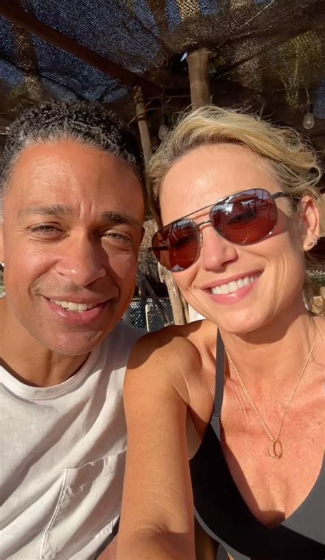 Amy Robach And Tj Holmes Share A Look At The Real Us In New Photos Usweekly
