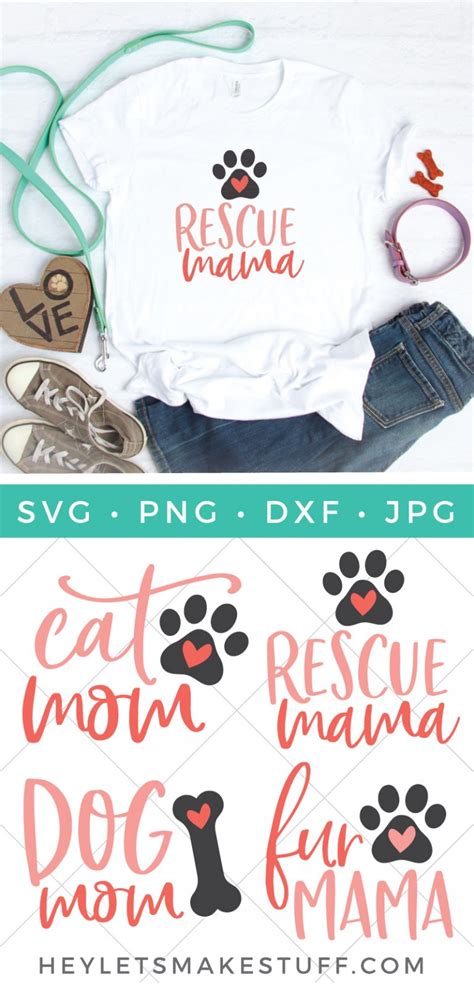 Cat And Dog Mom Svg Files Hey Lets Make Stuff