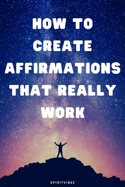 How To Create Affirmations That Really Work In 2021 Affirmations