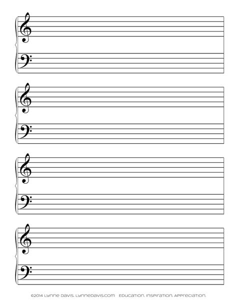 Staff Papers Lynne Davis Music Piano Sheet Music Free Printable Sheet Music Music Worksheets
