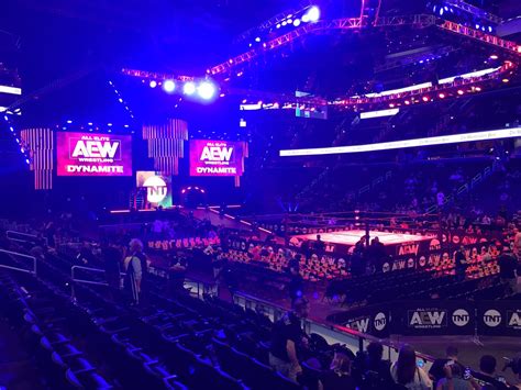 Aew Dynamite Set Photos News On Dark Matches Live Streaming Tonight Wrestling Inc
