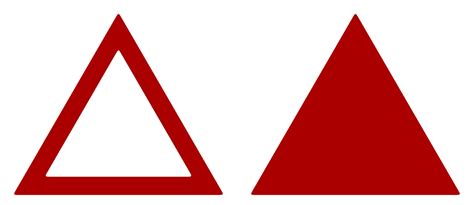 Triangle Sign Model Red Stock By Wuestenbrand On Deviantart