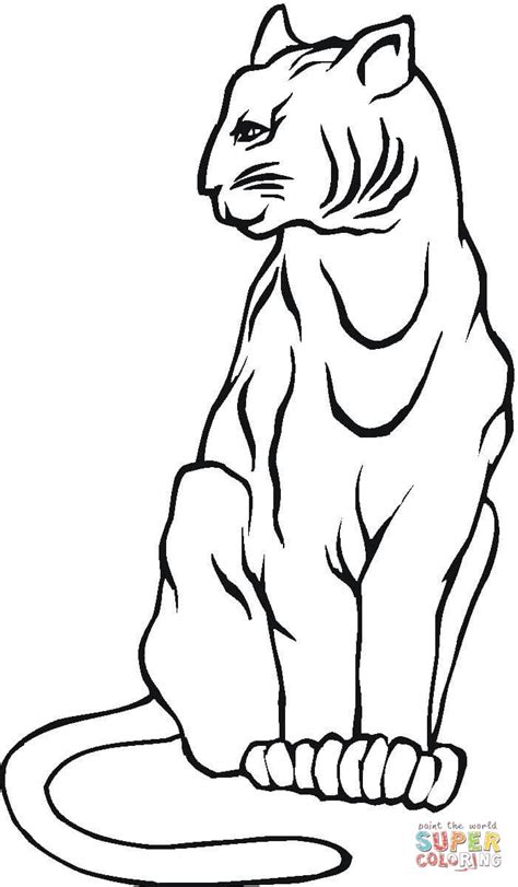 Aprende cómo dibujar un puma paso a paso y de la forma más fácil. Dibujo de Dibujo de un Puma para colorear | Dibujos para ...