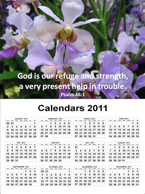Detlaphiltdic Free Christian Yearly Calendar Template For 2011 2011