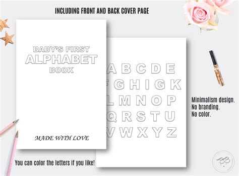Make A Fun Alphabet Book With A4 Size Pdf Printable Vegandivas Nyc