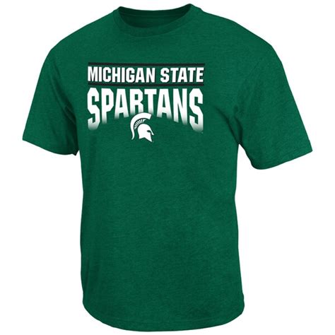 Colosseum Michigan State Spartans Green Big And Tall Frontline T Shirt