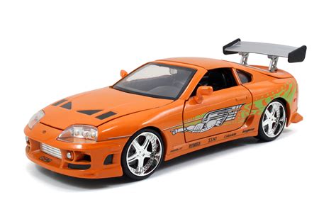 Fast And Furious Brians 95 Toyota Supra 124 Scale Diecast Car By Jada