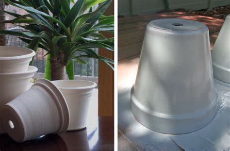 Milton White Clay Pots Diy Spray Paint Diy Sprays Clay Pots