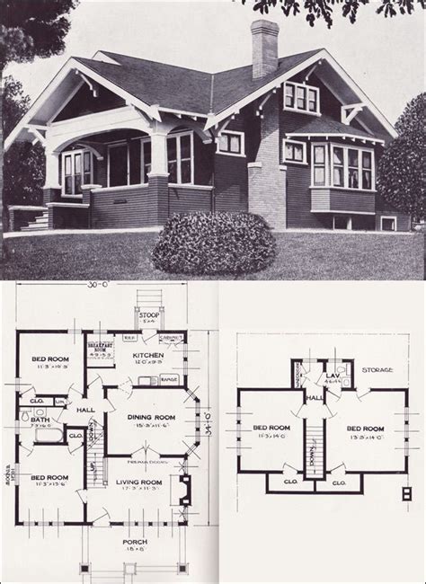 Another Vintage House Plan Craftsman Bungalow House Plans Craftsman