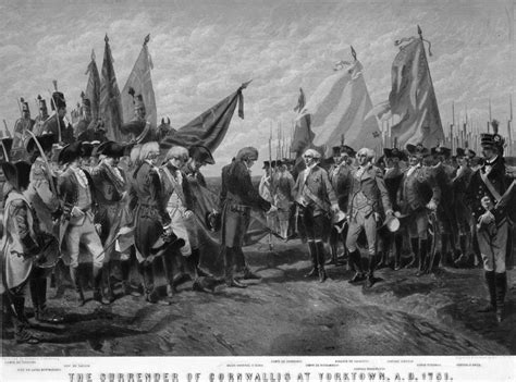 Yorktown Virginia The Surrender Of Cornwallis And The British Army