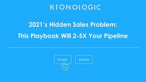 2021s Hidden Sales Problem This Playbook Will 2 5x Your Pipeline Ppt