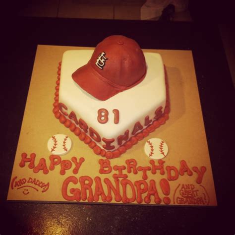 My Grandpas 81st Birthday Cake I Made Him Huge Cards Fan Cake