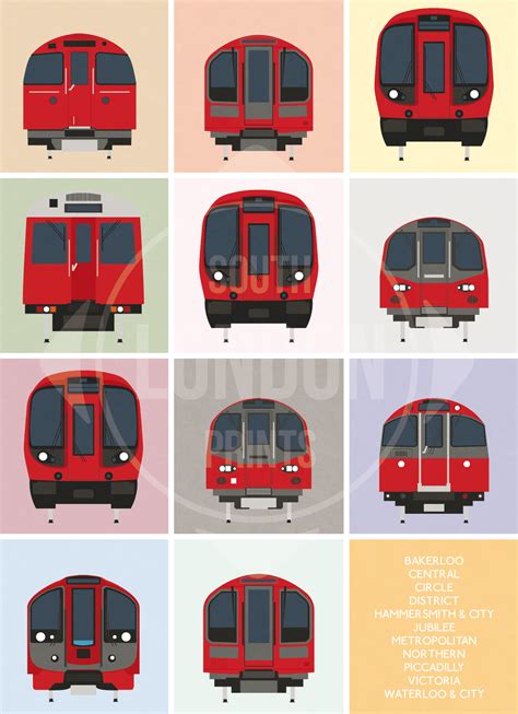 The Different Types Of Trains Are Shown In This Illustration