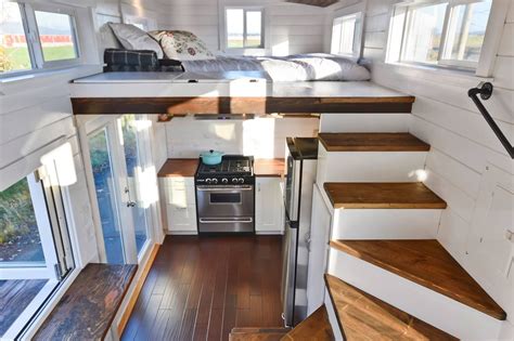 Tiny House On Wheels W Big Kitchen And Double Sink Vanity Nhà Cửa