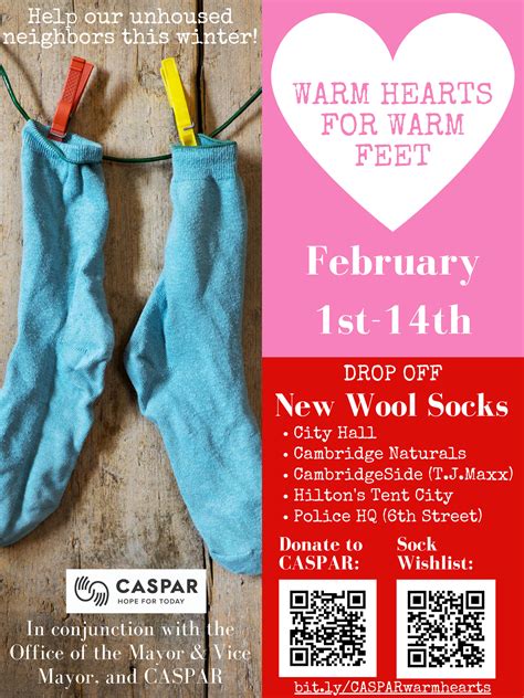 6th Annual Warm Hearts For Warm Feet Sock Drive 020123