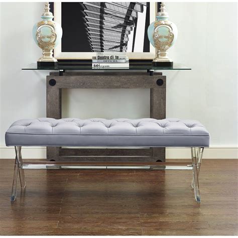 Customer Image Zoomed Upholstered Entryway Bench Furniture