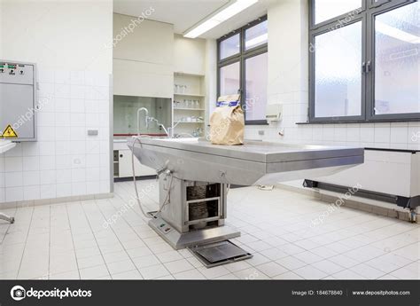 Autopsy Tables In Morgue Stock Photo By ©denboma 184678840