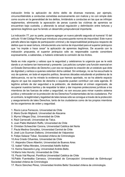 Daniel Nuñez A on Twitter Grupo de abogados redactaron carta para