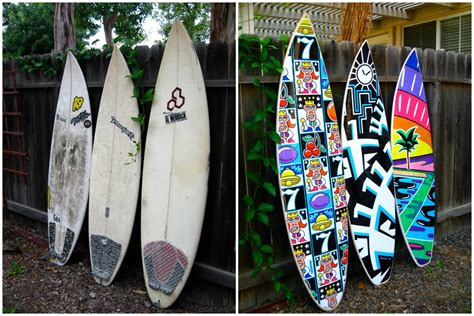 The Art Of Chuck Trunks Trunks Art Takes Old Surfboards And Turns Them