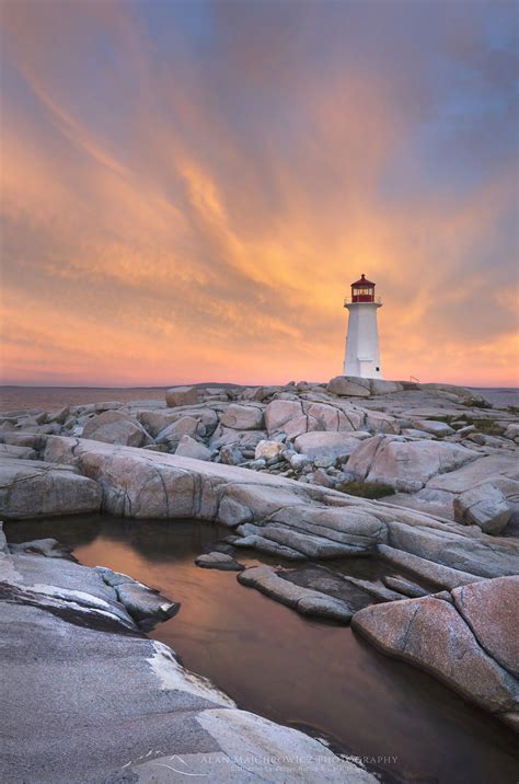 Peggys Cove Lighthouse Nova Scotia Alan Majchrowicz Photography