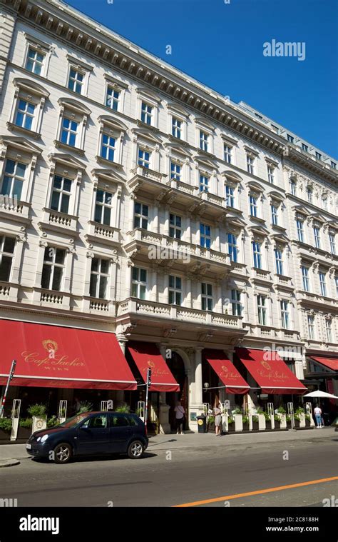 Vienna Austria June 25 2019 Facade Of Hotel Sacher Place Used