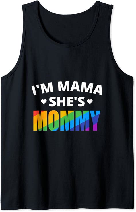 i m mama she s mommy lgbt lesbian pride lgbt gay transgender camiseta sin mangas amazon es moda