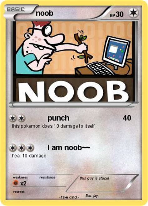 Pokémon Noob 820 820 Punch My Pokemon Card