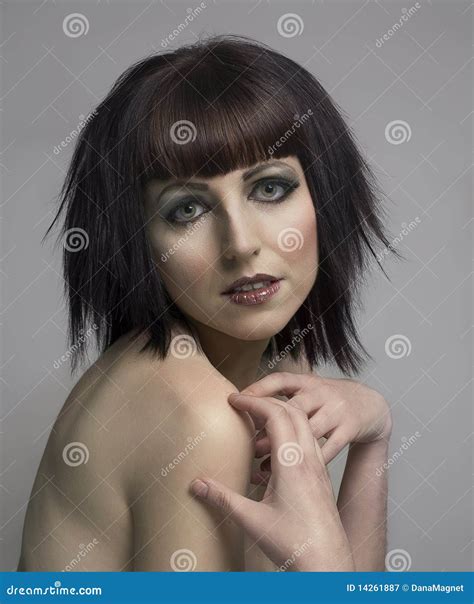 Portrait Of Sadness Stock Image Image Of Cosmetics Model