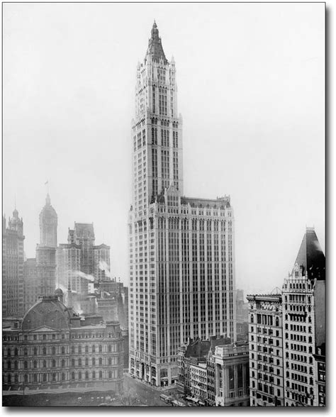 Woolworth Building New York City Nyc 1912 11x14 Silver Halide Photo