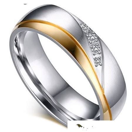 Női karikagyűrű, nemesacél, aranyszínű, 5-ös méret - Trendify - Arany ...