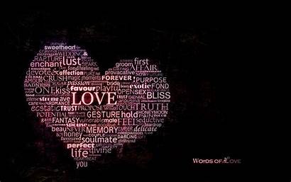Words Wallpapers Word 3d Valentines Background Backgrounds