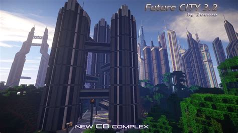 The future of cities will come hand in hand with innovation. Future CITY 3.2 - Minecraft Building Inc
