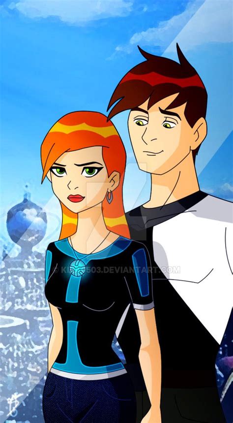 Ben 10 Ben And Gwen In The University By Kira0503