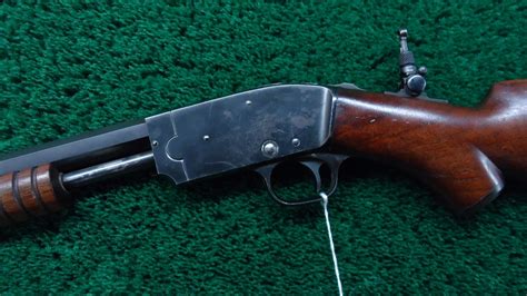 S1075 Savage Model 1914 Pump Action Rifle In Caliber 22 M Merz