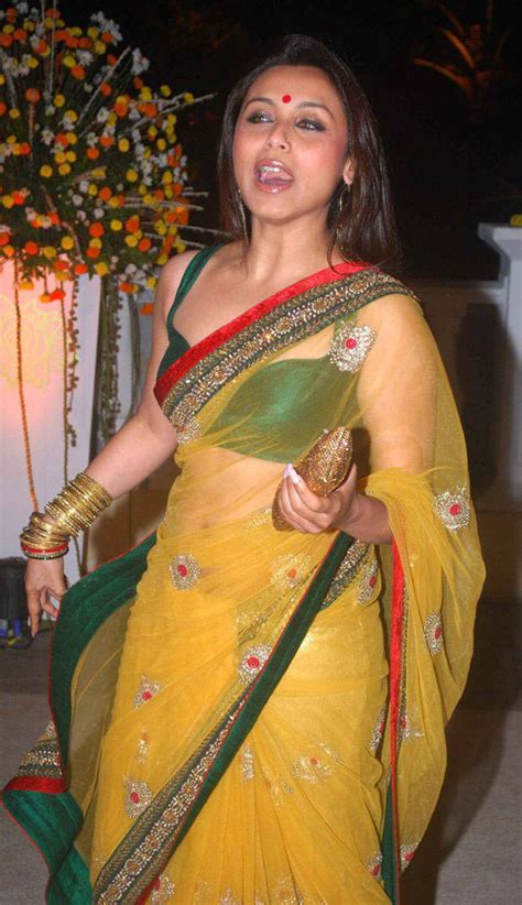 Rani Mukherjee Gorgeous Looks In Saree Pictures