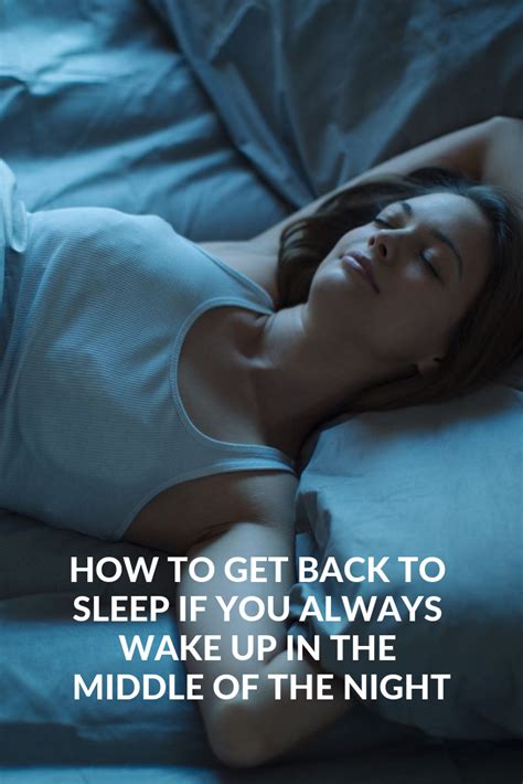 how to get back to sleep if you wake up in the middle of the night how to fall asleep fitness