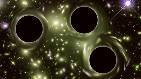 Three Black Holes On A Collision Course Imaged By Multiple Telescopes