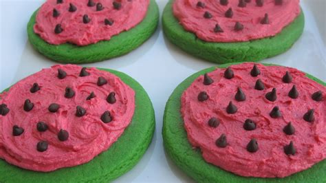 Red Couch Recipes Watermelon Sugar Cookies