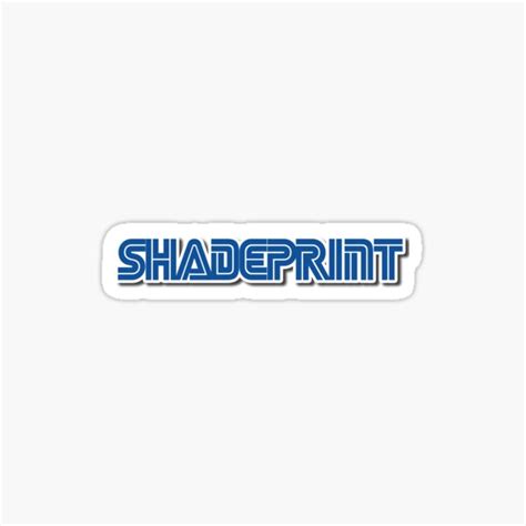 Sh4de Print Gaming Logo Sticker For Sale By Shadeprint Redbubble