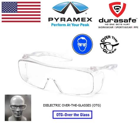 pyramex s991 cappture dielectric otg safety glasses durasafe shop