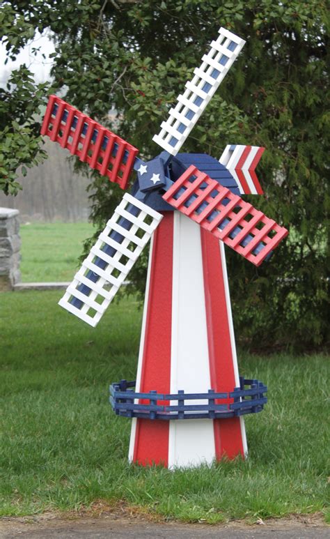 Patriotic Windmill Elmers Custom Amish Furniture Southold Long