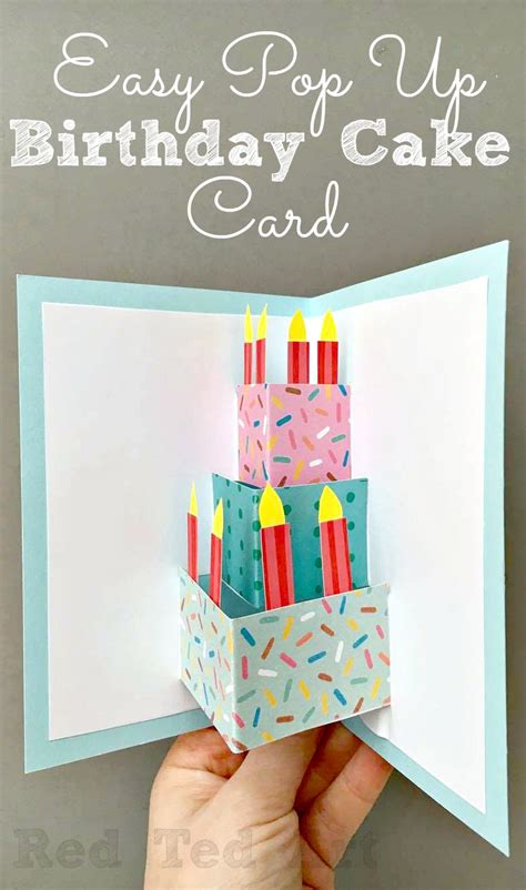Free Printable Birthday Cards 20 Awesome Homemade Birthday Card Ideas
