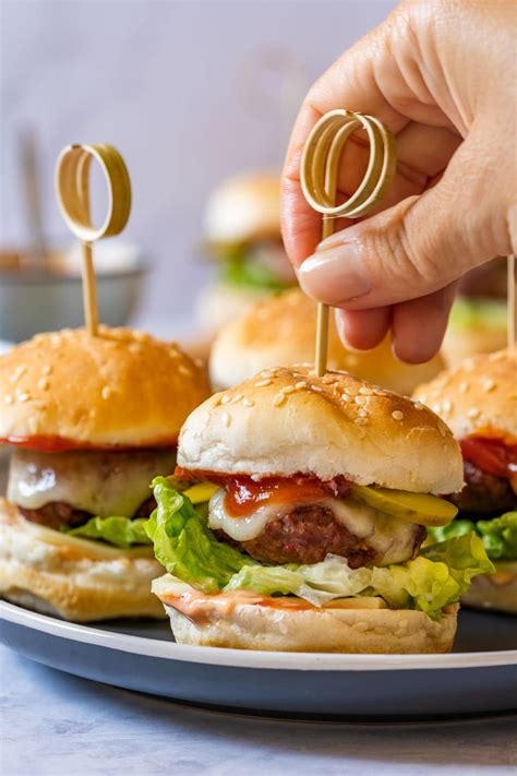 Mini Cheeseburgers Recipe Appetizer Addiction