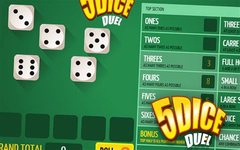 The score is simply the sum of the dice. 5 Dice Duel - Play online for free | Youdagames.com