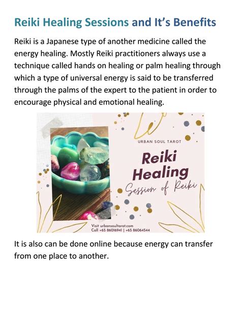 Reiki Healing Sessions And Its Benefits By Adelacarnegie1 Issuu