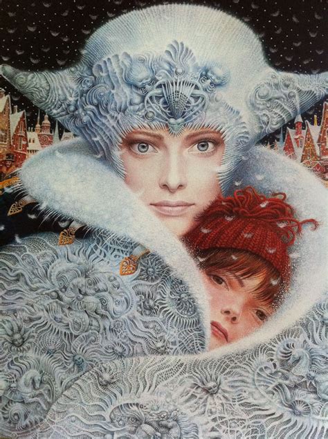 The Snow Queen By Vladyslav Yerko Illusztrációk Képek Rajz