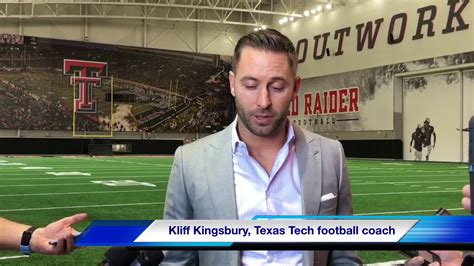 Texas Tech Football Coach Kliff Kingsbury Speaks To The Media After The Bowl Announcement Youtube