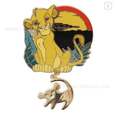 Japan Disney Pin Badge Lion King Kawaii Limited